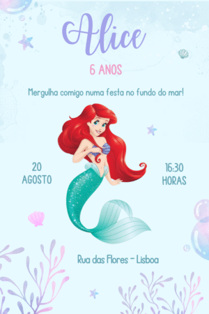 Convite Digital – Ariel