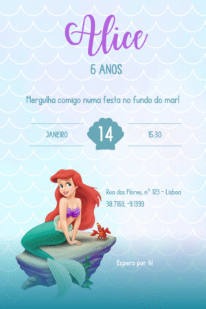 Convite Digital – Ariel 3