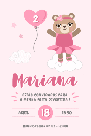 Convite Digital – Ursinha