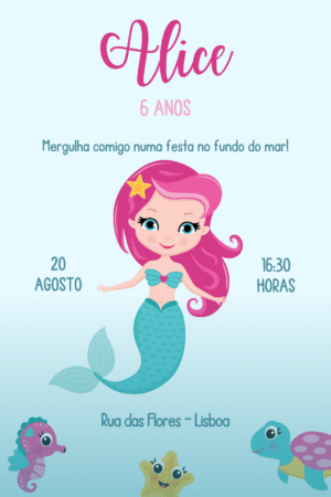 Convite Digital – Sereia 2