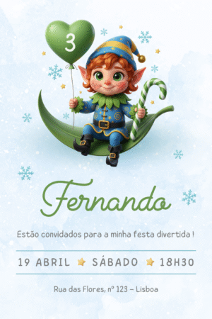 Convite digital Elfo