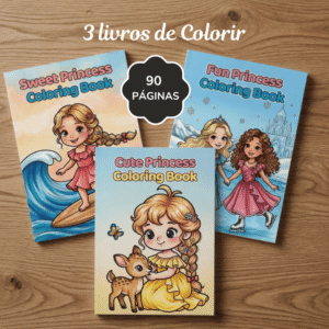 livros de colorir de princesas em PDF