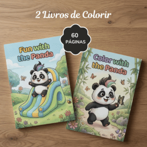 livros de colorir do panda em PDF