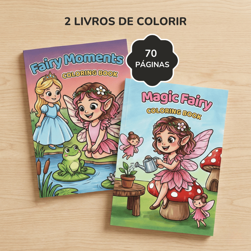 livros de colorir de fadas em PDF