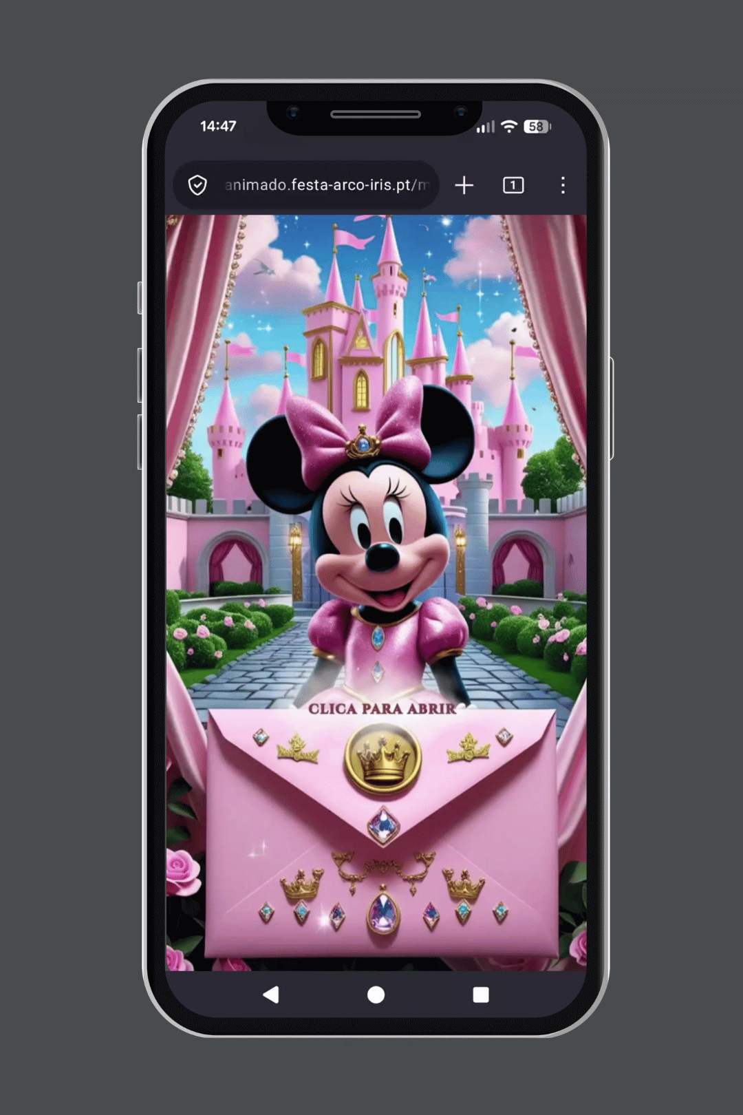 Convite HTML – Minnie